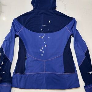 lululemon athletica women’s rare spirt run birds in flight pullover half zip